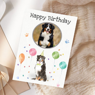 Carte Montagne Bernese pour fête d'anniversaire