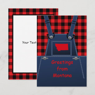 Carte Montana Overalls Buffalo Plaid Grey