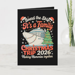 Carte Monter à Bord C'est Un Voyage De Noël En Famille 2