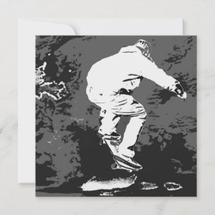Carte Monter la tempête - Skateboarder
