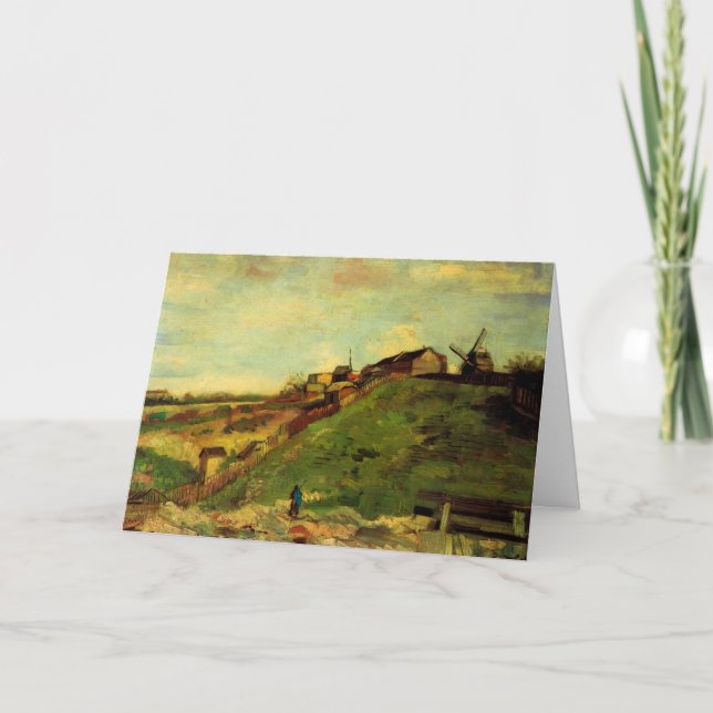 Carte Montmartre : Carrière, les moulins par Vincent van (Devant)