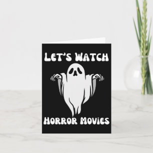 Carte Montrer Horror Movies Drôle Halloween Hommes Femme