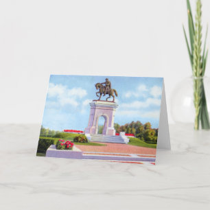 Carte Monument de Houston le Texas Sam Houston
