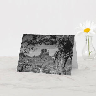 Carte Monument Valley Noir et blanc