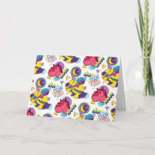 Carte Moon Girl et le diable Dinosaur Memphis Motif de l