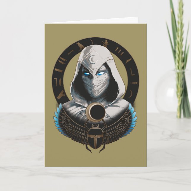 Carte Moon Knight Egyptian Scarab Graphic (Devant)
