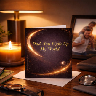Carte Moonlit Father’s Day Keepsake Card from Daughter