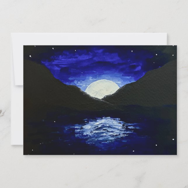Carte Moonrise Greeting Card (Devant)