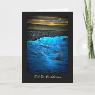 Carte Moorland Sun et neige - Avec nos condoléances