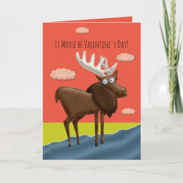 Carte Moose Be Valentine (Devant)