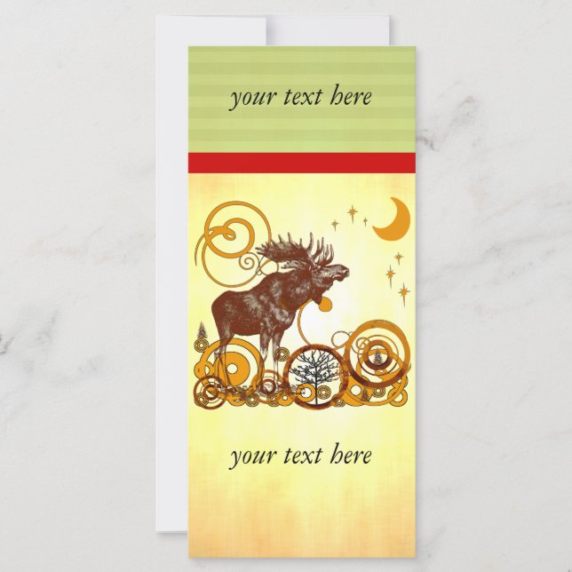 Carte Moose Christmas (Devant)