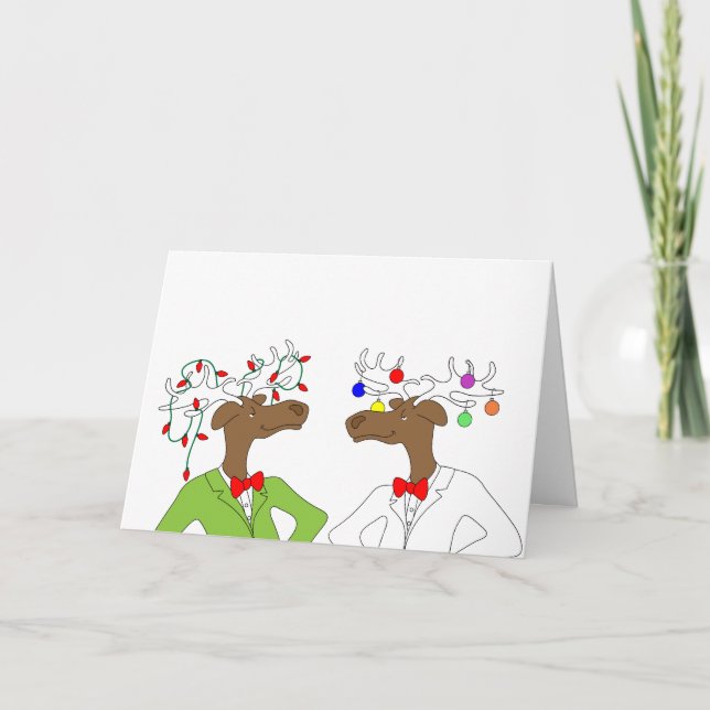 Carte Moose Holiday (Devant)