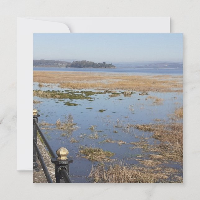 Carte Morecambe Bay High Tide Flat (Devant)