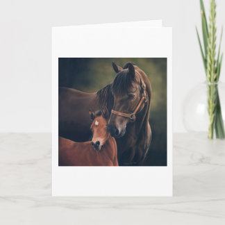 Carte Morgan Mare et Foal