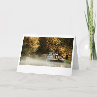 Carte Morning Mist On The Grand Union Canal (4496)