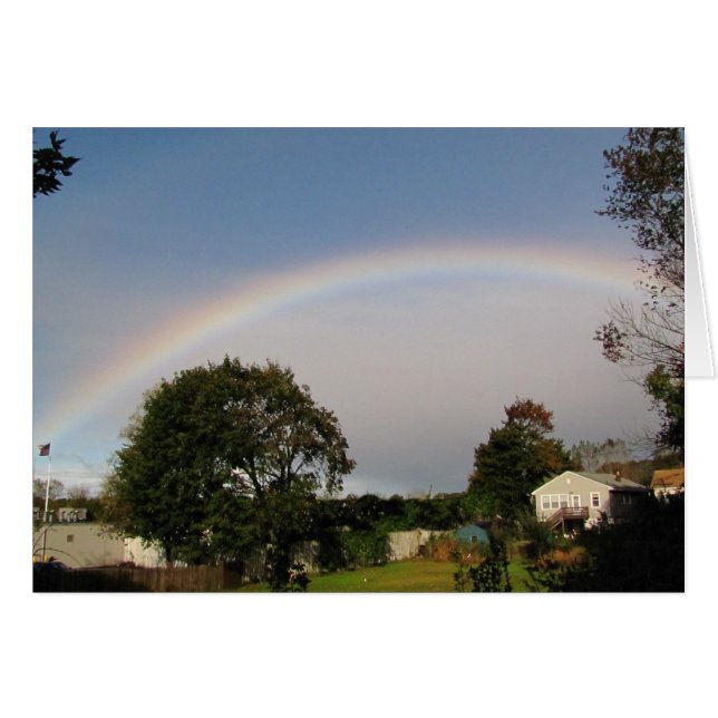Carte Morning Rainbow ~ (Devant horizontal)