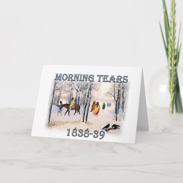 Carte Morning Tears décrit le Cherokee Trail de 1838-183 (Devant)