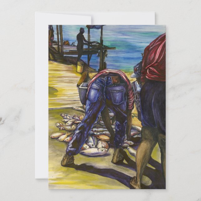 Carte Morning's Catch, Harbour Island, Bahamas (Devant)