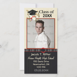 Carte Mortier et diplôme - Personnaliser