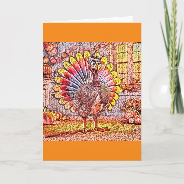 Carte Mosaic Tom Turkey (Devant)
