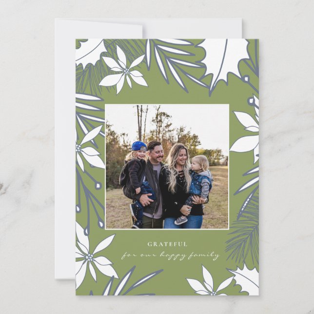 Carte Moss Green pour toujours Gratte Photo de famille N (Devant)