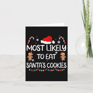 Carte Most Likely To Eat Santas
