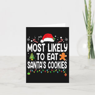 Carte Most Likely To Eat Santas