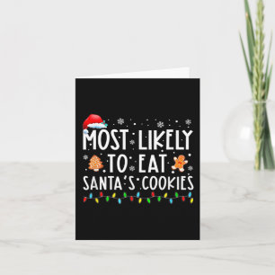 Carte Most Likely To Eat Santas