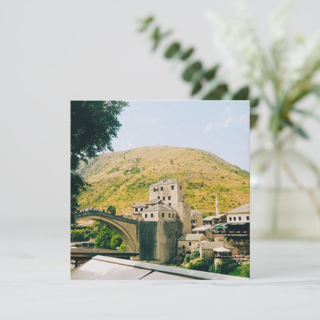 Carte Mostar - Bosnie-Herzégovine (Debout devant)