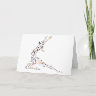 Carte Mot de danse Cloud