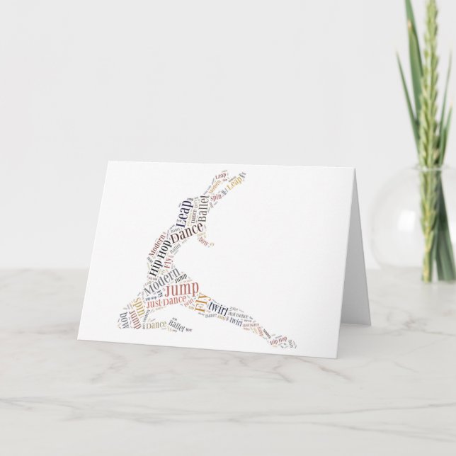 Carte Mot de danse Cloud (Devant)