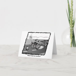 Carte motard amusante
