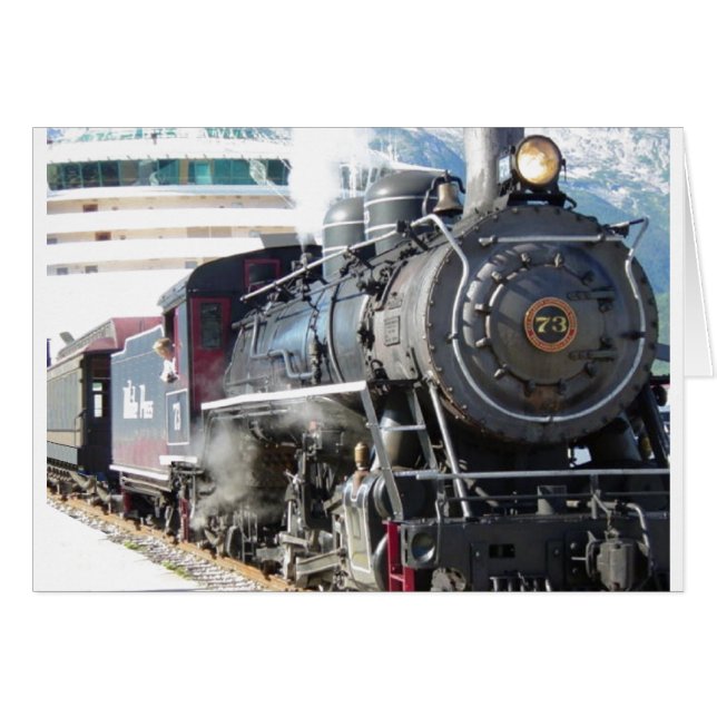 Carte moteur à vapeur du rail (Devant Horizontal)