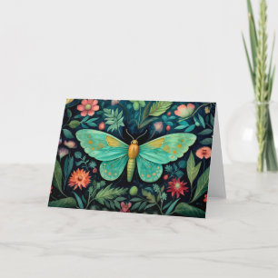 Carte Moth Colorée