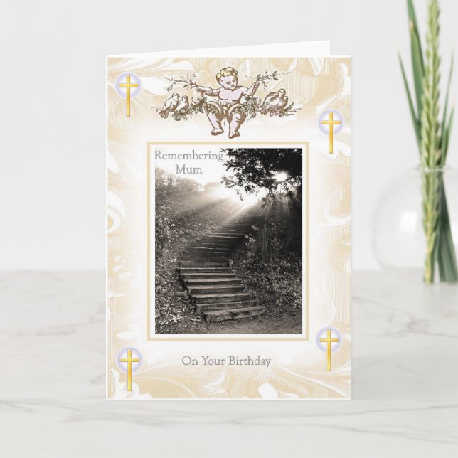 Carte Mother Birthday - Heaven Stairway (Devant)