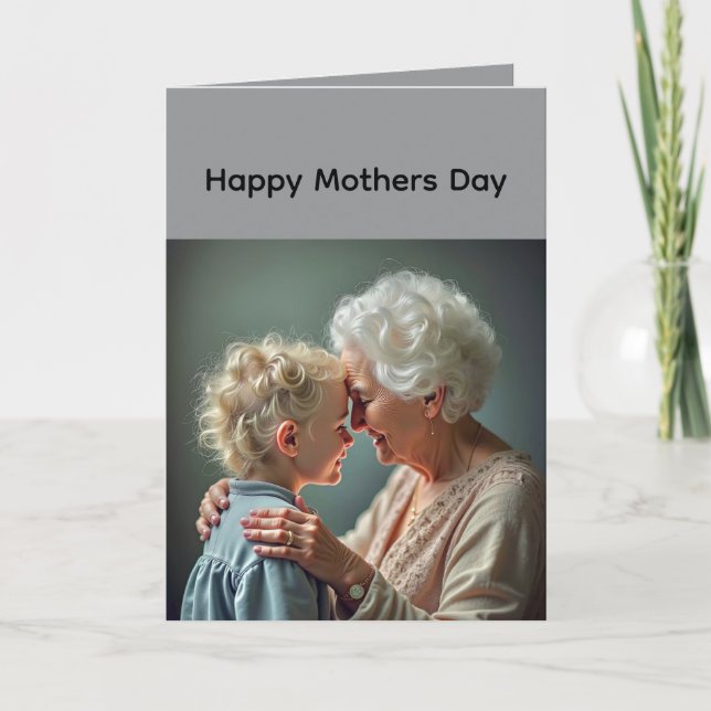 Carte Mothers Day Folded Greeting Card (Devant)