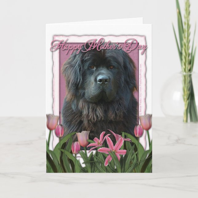 Carte Mothers Day - Pink Tulips (Devant)