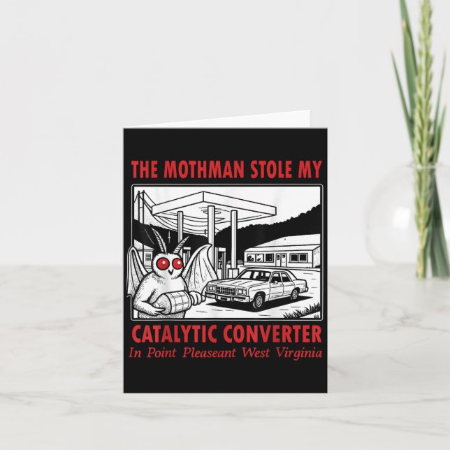 Carte Mothman a volé mon convertisseur catalytique Rétro (Devant)