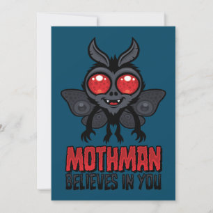 Carte Mothman Motivant Croit En Vous