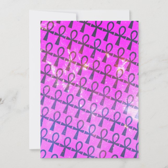 Carte Motif Ankh (Devant)