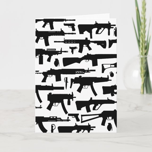 Carte Motif armes (Devant)