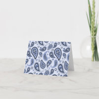 Motif Blue Paisley