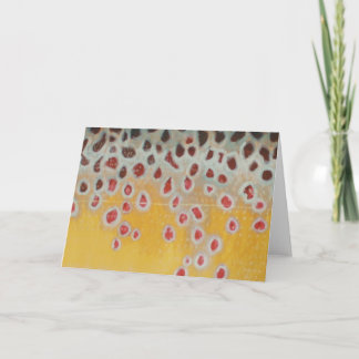 Carte motif Brown