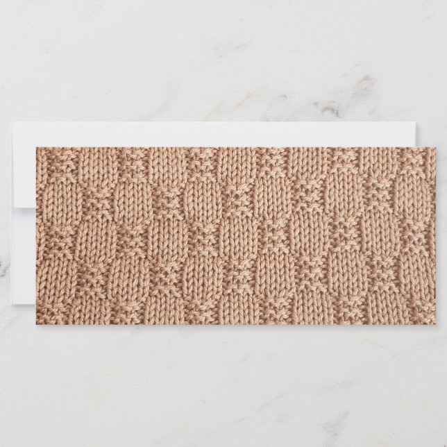 Carte Motif Bubble Knit Stitch par Shirley Taylor (Devant)