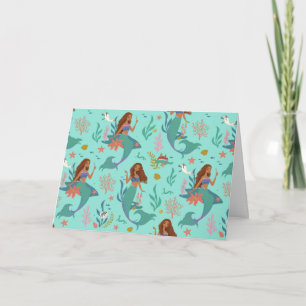 Carte Motif d'aventure sous-marine Ariel