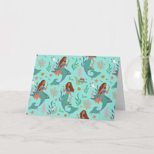 Carte Motif d'aventure sous-marine Ariel (Devant)