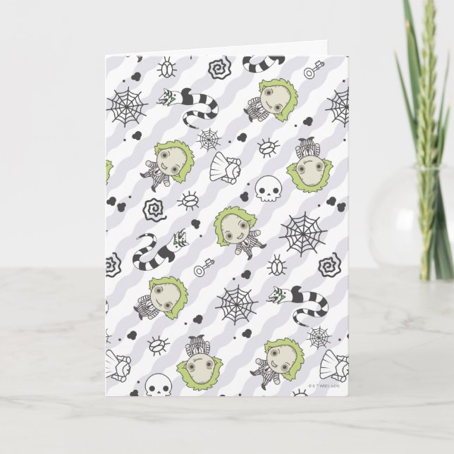 Carte Motif de Beetlejuice (Devant)