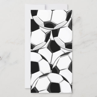 Carte Motif de la bille de football
