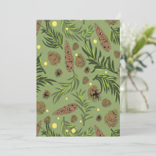Carte Motif de Noël, Pine Snow 11