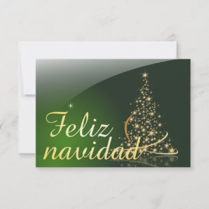 Carte Motif de Noël vert avec arbre de Noël. V2.0
